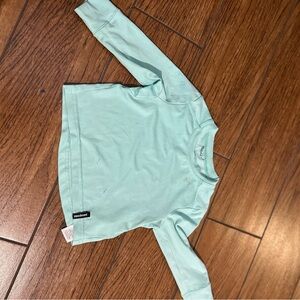 Patagonia Mint green/light blue Long Sleeve Shirt